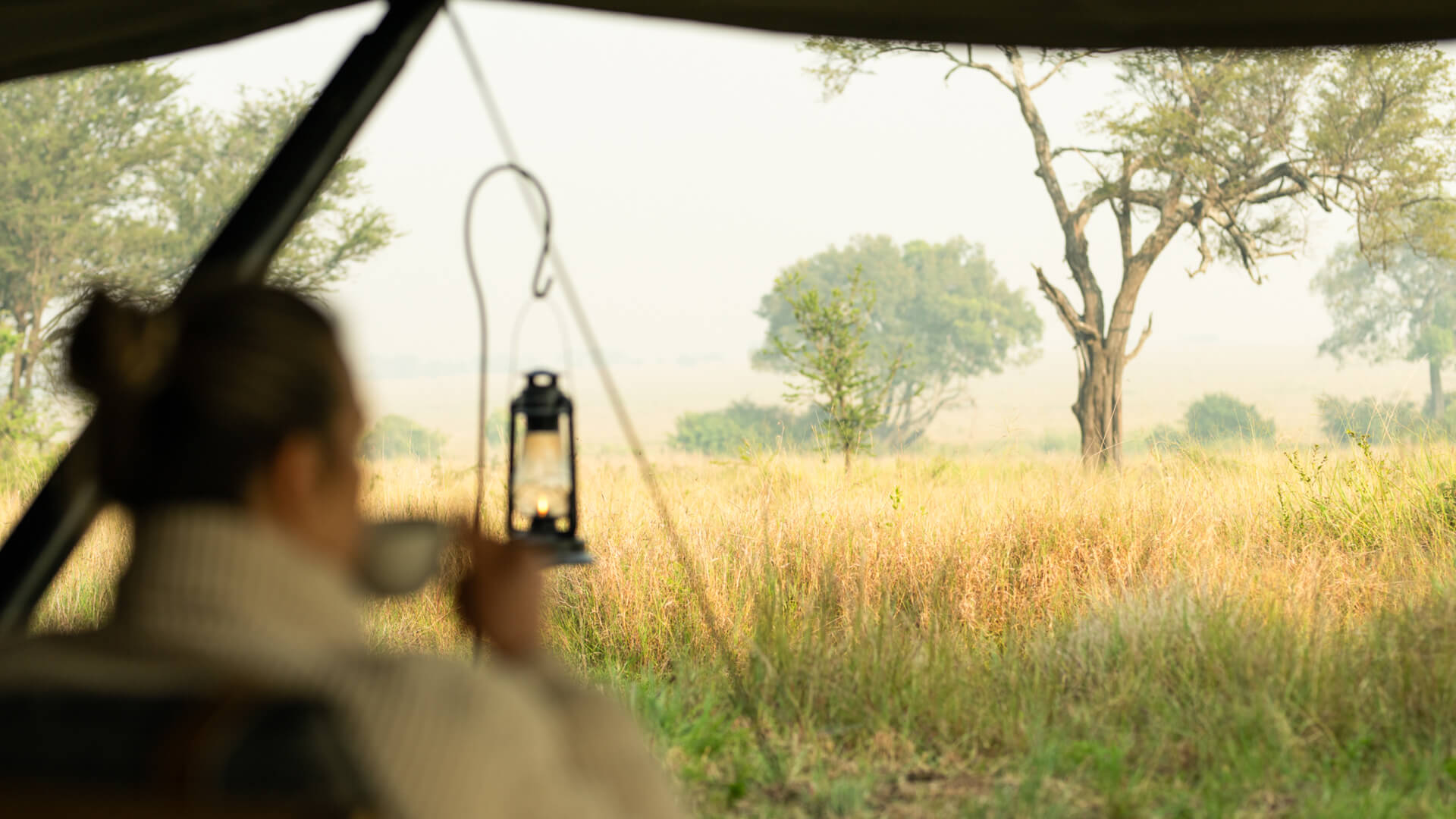 Ubuntu guest sipping a morning coffee while enjoying the view.