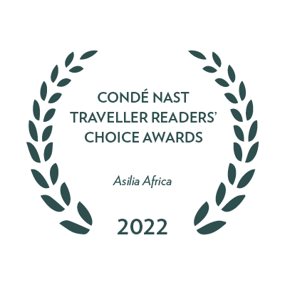 Conde Nast Traveller Readers Choice Awards, Asilia Africa 2022