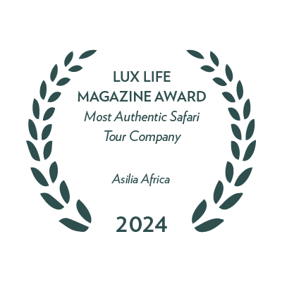 Lux Life Magazine Award, Most Authentic Safari Tour Company, Asilia Africa 2024