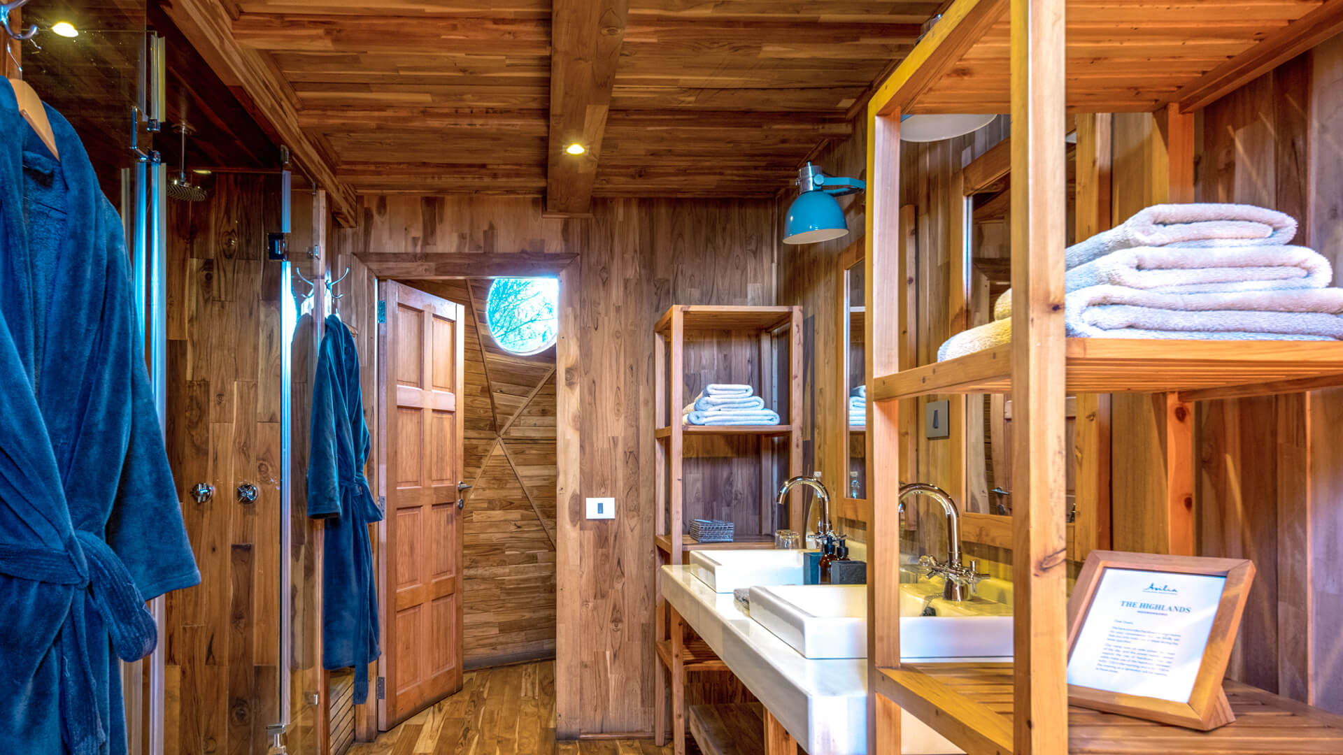 Guest tent en suite bathroom and vanity, the highlands camp, Ngorongoro Conservation Area, Tanzania