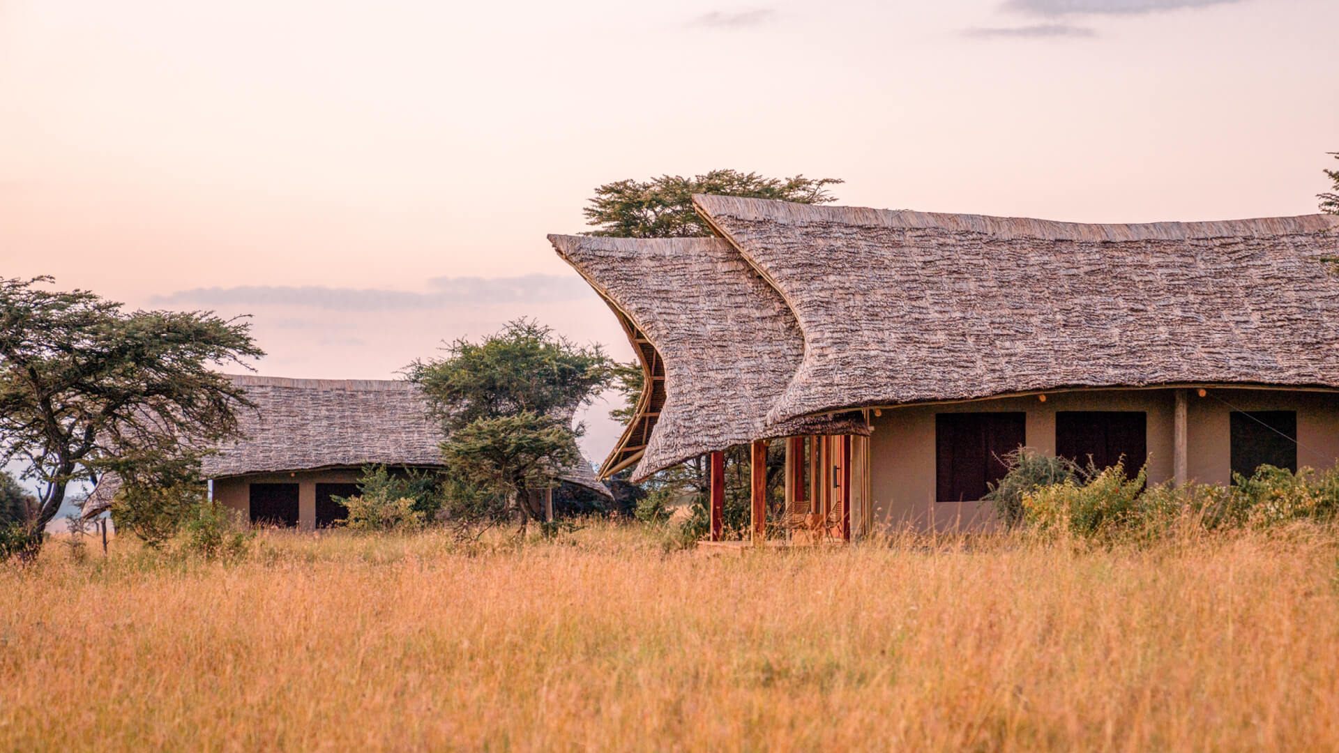Outside view of guest tents, Naboisho Camp, mara naboisho conservancy, kenya