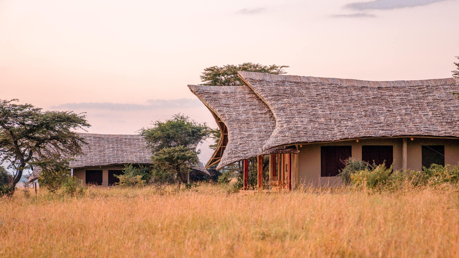 The exterior of a guest tent at Naboisho Camp, Mara Naboisho Conservancy