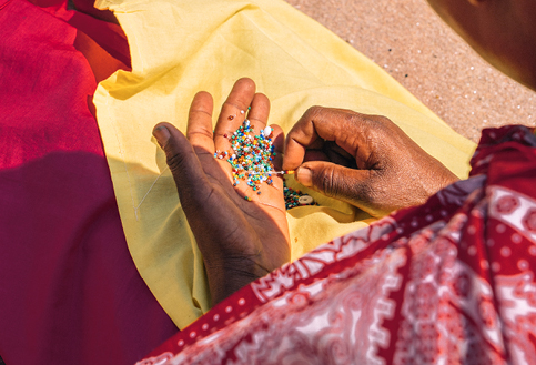 Maa Trust ladies beadwork