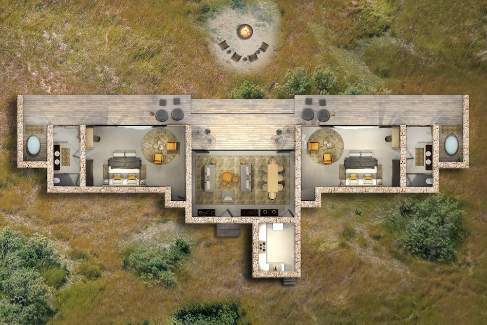 Namiri Retreat Top View Render
