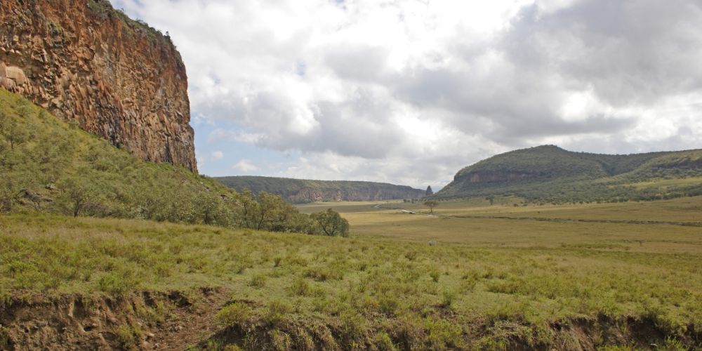 Landscape view of Hell's Gate National Park