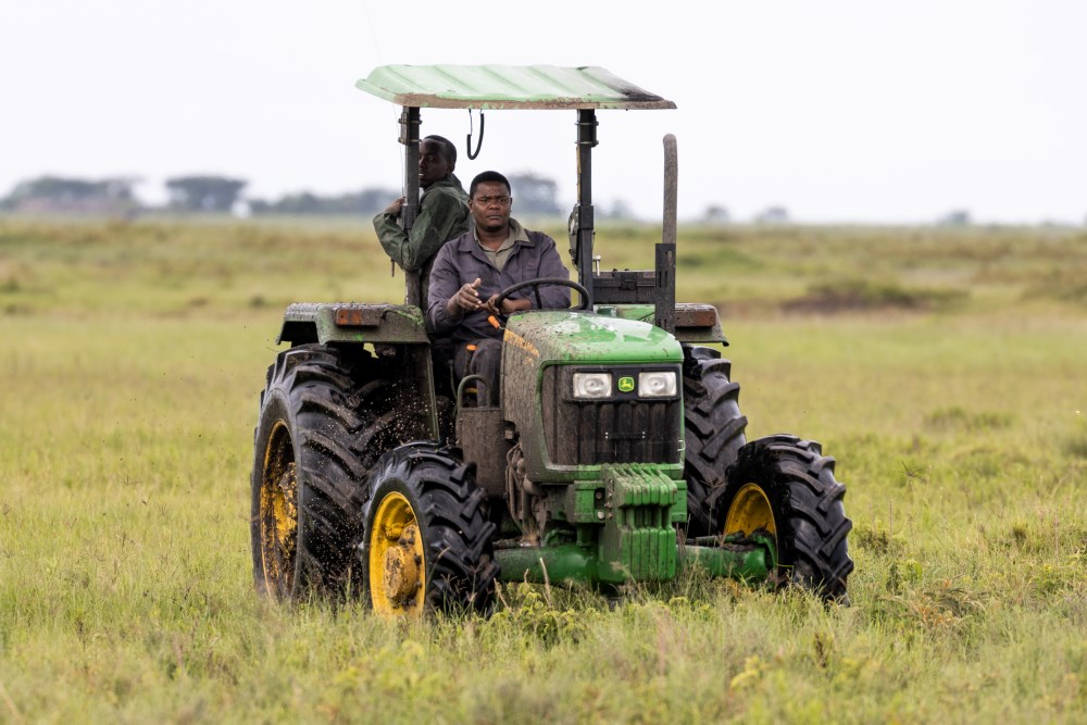 Camp manager Frank on a rescue mission.