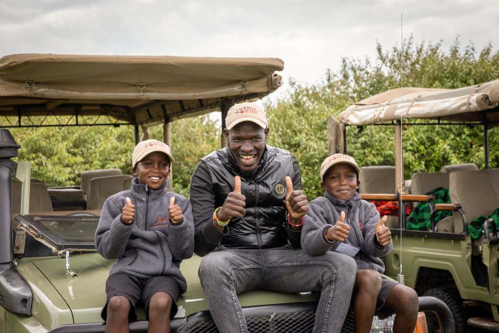 Having fun at Twende Porini, Encounter Mara, Kenya