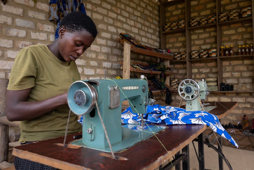 A tailoring and design project in Bwindi, Uganda.