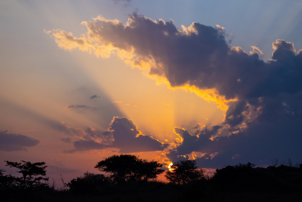 Sunset, southern Tanzania
