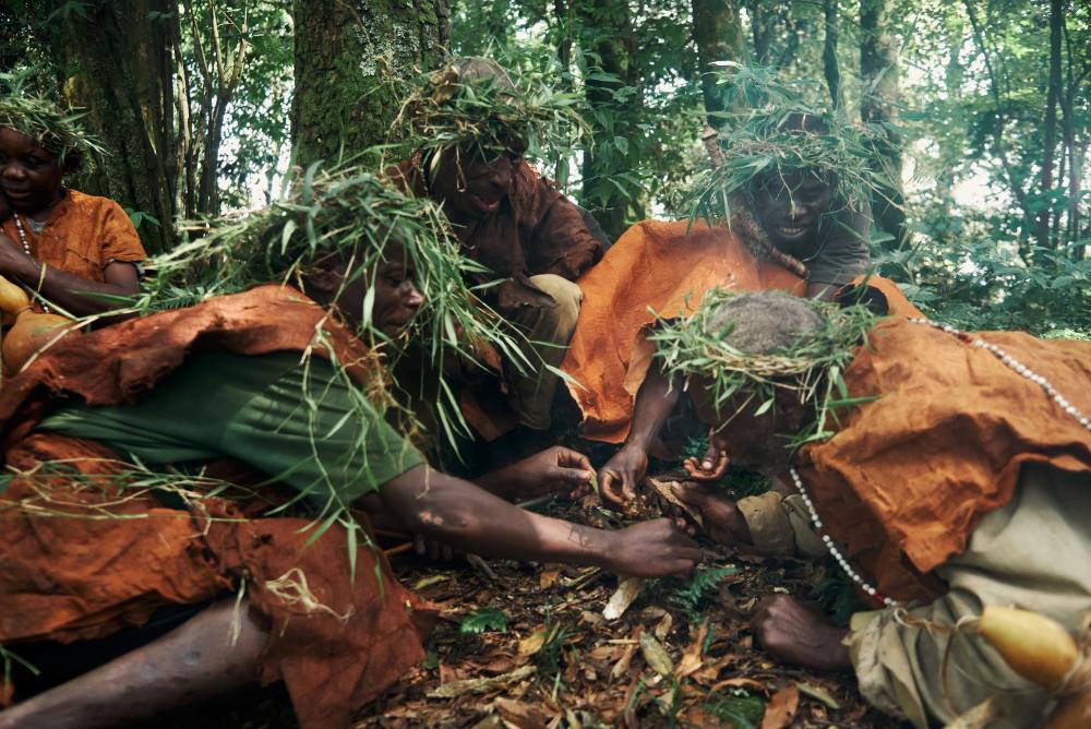 Members of the Batwa community, Bwindi, Uganda.