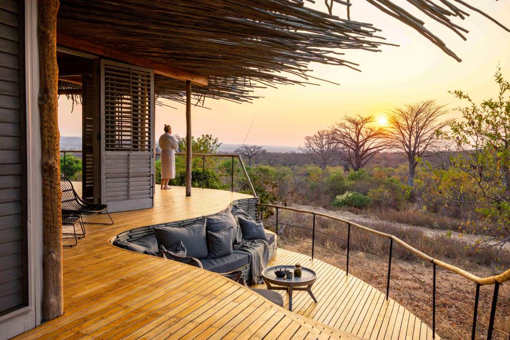 Views from a suite at Jabali Ridge, Ruaha National Park, Tanzania.